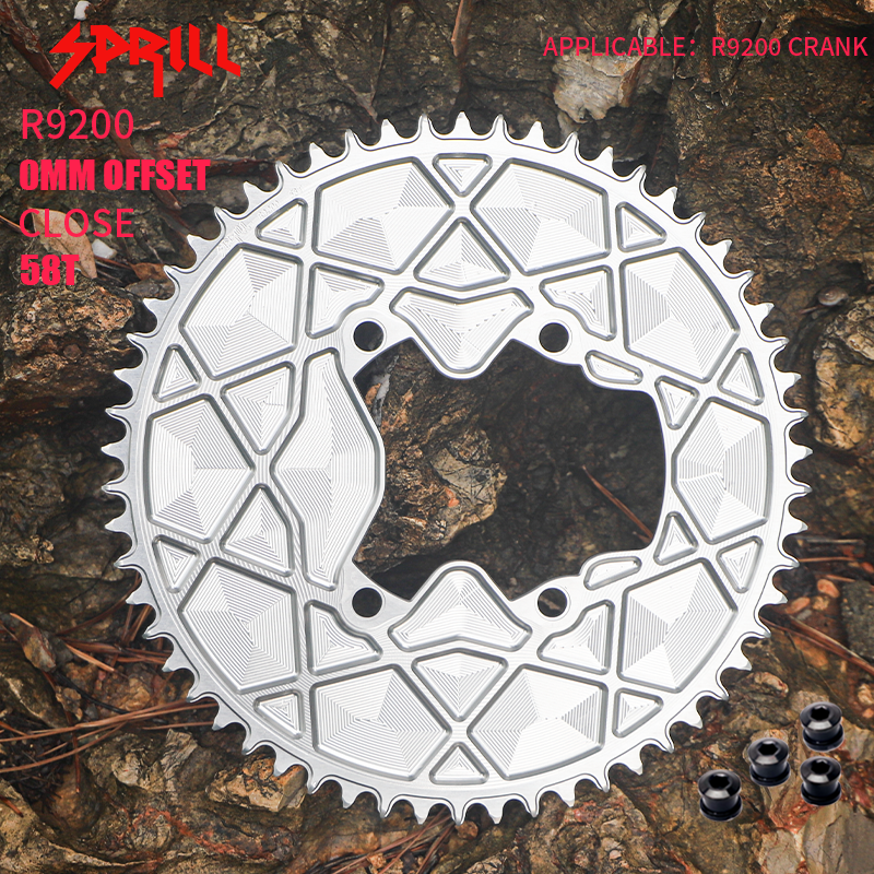 PASS QUEST fully enclosed positive and negative gears for TT riders. Thickest part 5mm. Suitable forR8100/ R9200, 54T-66T.