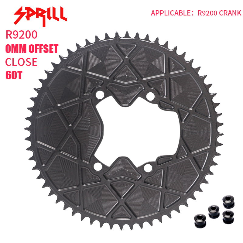PASS QUEST fully enclosed positive and negative gears for TT riders. Thickest part 5mm. Suitable forR8100/ R9200, 54T-66T.