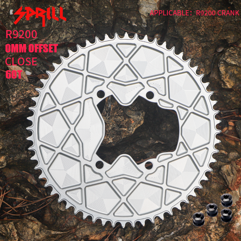 PASS QUEST fully enclosed positive and negative gears for TT riders. Thickest part 5mm. Suitable forR8100/ R9200, 54T-66T.
