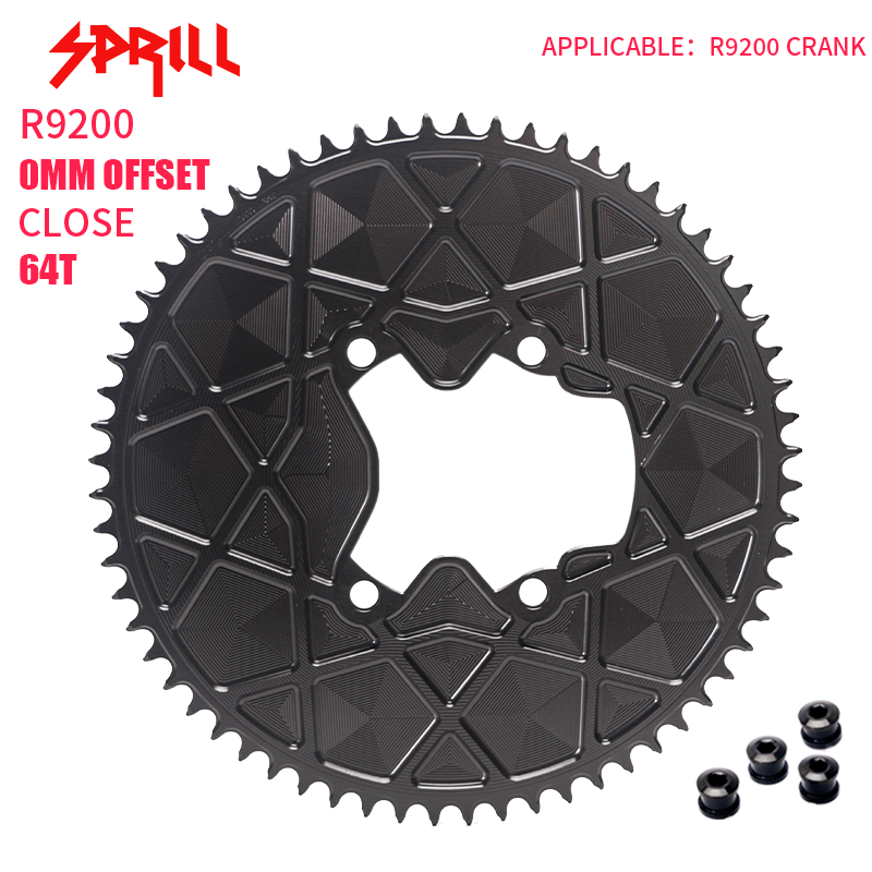PASS QUEST fully enclosed positive and negative gears for TT riders. Thickest part 5mm. Suitable forR8100/ R9200, 54T-66T.