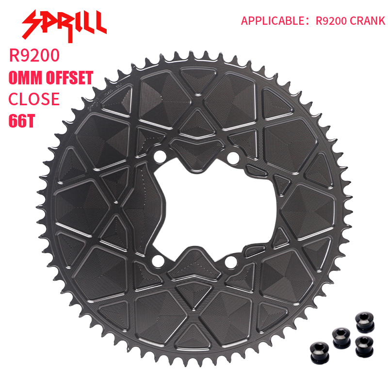 PASS QUEST fully enclosed positive and negative gears for TT riders. Thickest part 5mm. Suitable forR8100/ R9200, 54T-66T.