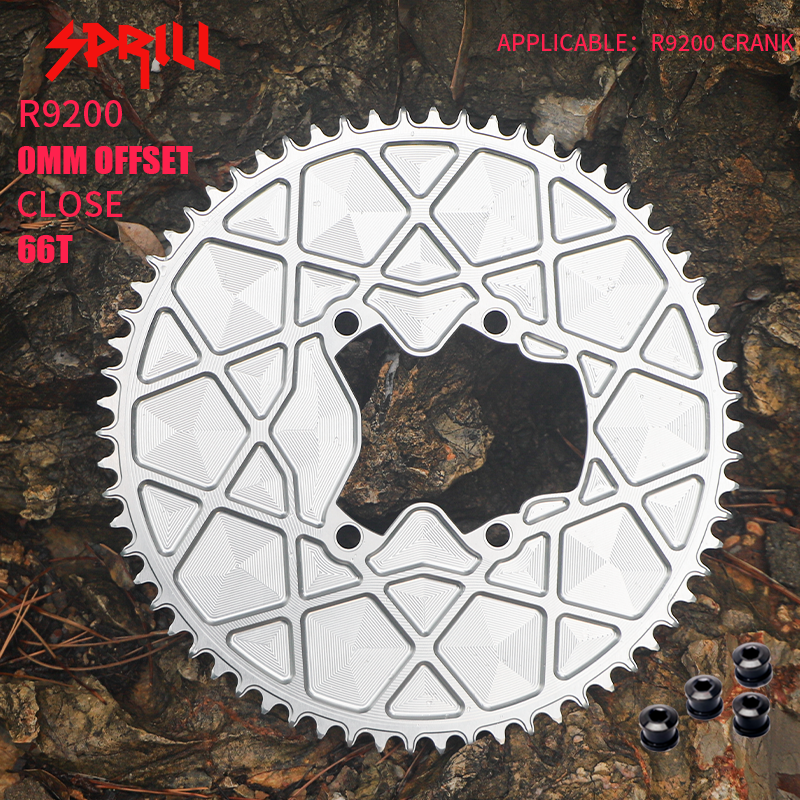 PASS QUEST fully enclosed positive and negative gears for TT riders. Thickest part 5mm. Suitable forR8100/ R9200, 54T-66T.