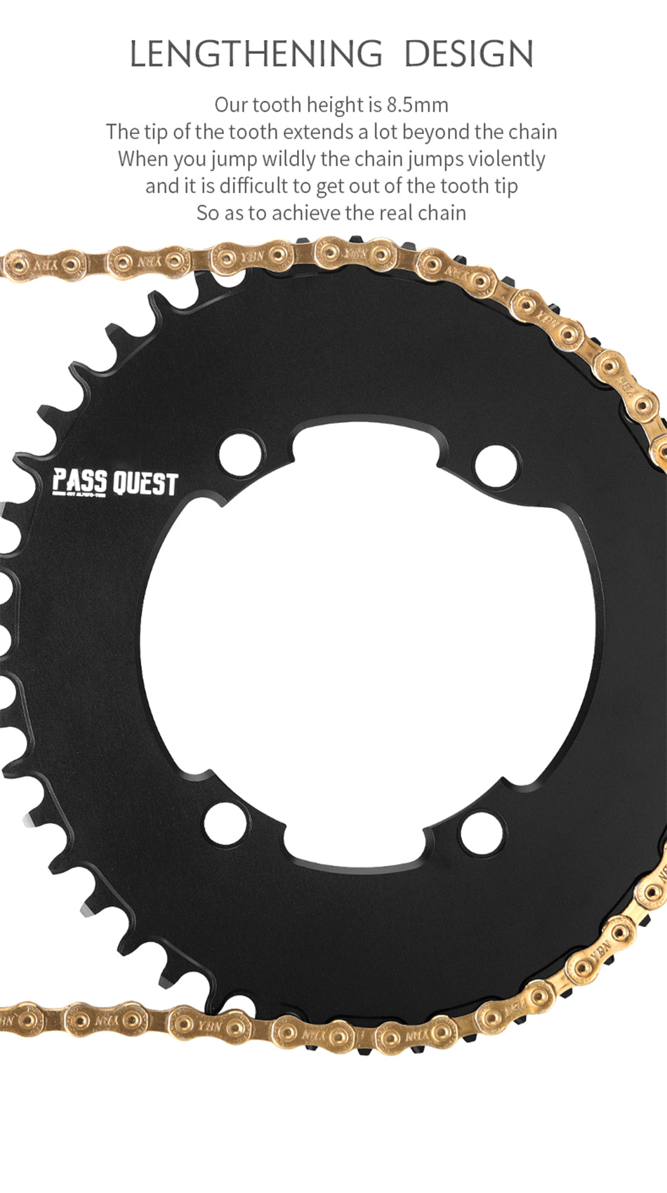 SHIMANO R9100 BCD (4-bolt AERO) Oval Narrow Wide Chainring