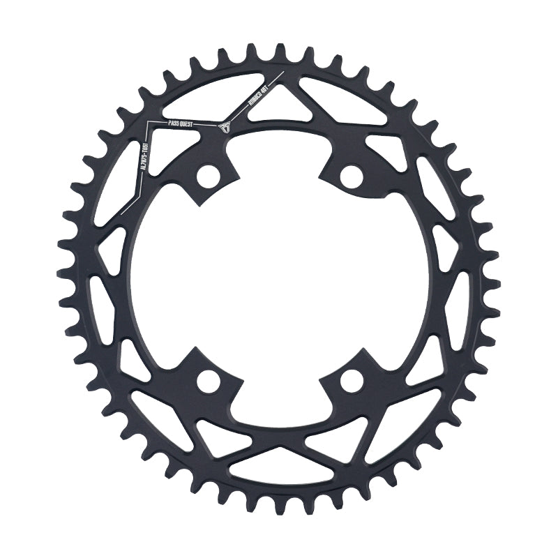 R110BCD (4-bolt ) Oval Narrow Wide Chainring