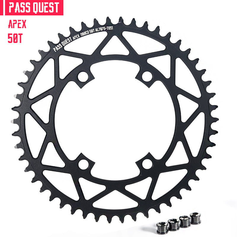 SRAM APEX 110BCD (4-bolt) Round Narrow Wide Chainring