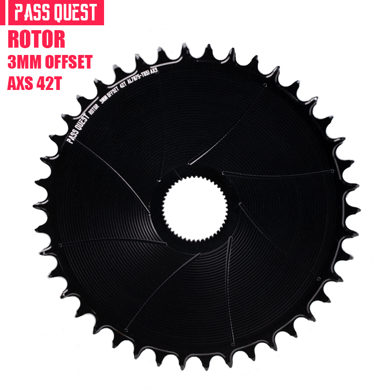 ROTOR (3mm offset ) AERO Round Narrow Wide Chainring