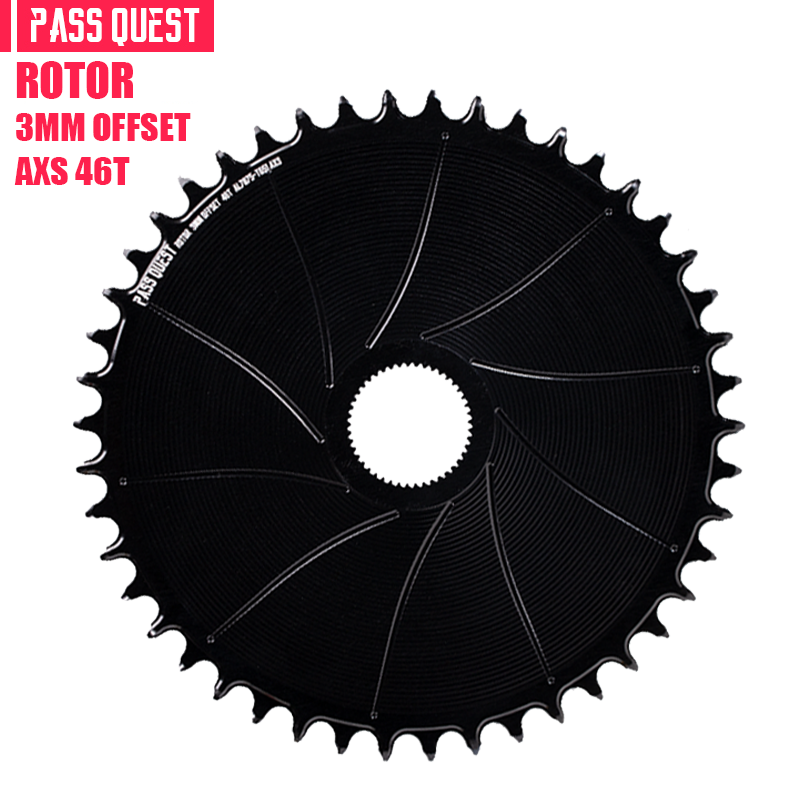 ROTOR (3mm offset ) AERO Round Narrow Wide Chainring