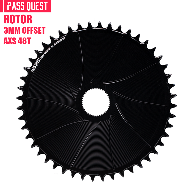 ROTOR (3mm offset ) AERO Round Narrow Wide Chainring