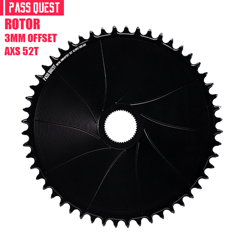 ROTOR (3mm offset ) AERO Round Narrow Wide Chainring