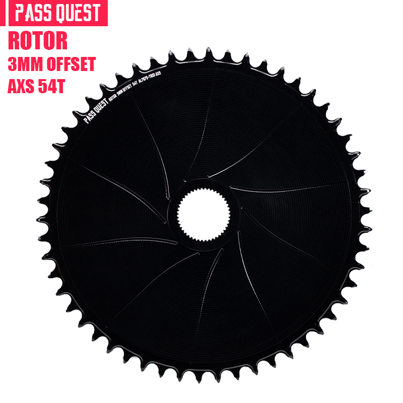 ROTOR (3mm offset ) AERO Round Narrow Wide Chainring