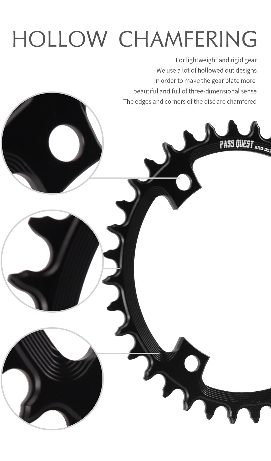 SHIMANO GRX 110BCD Narrow Wide Chainring