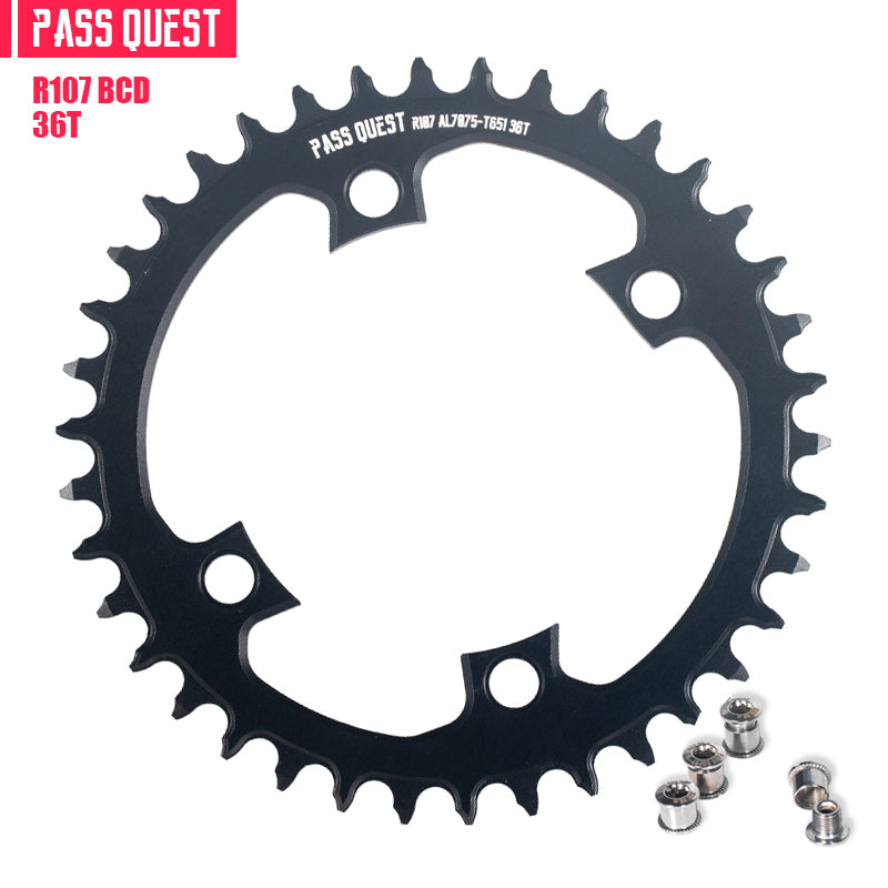 SRAM RIVAL 107BCD (4-bolt) Round Narrow Wide Chainring