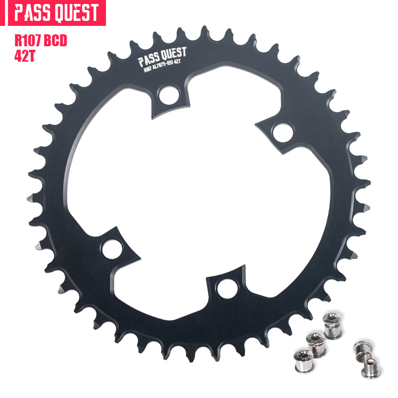 SRAM RIVAL 107BCD (4-bolt) Round Narrow Wide Chainring