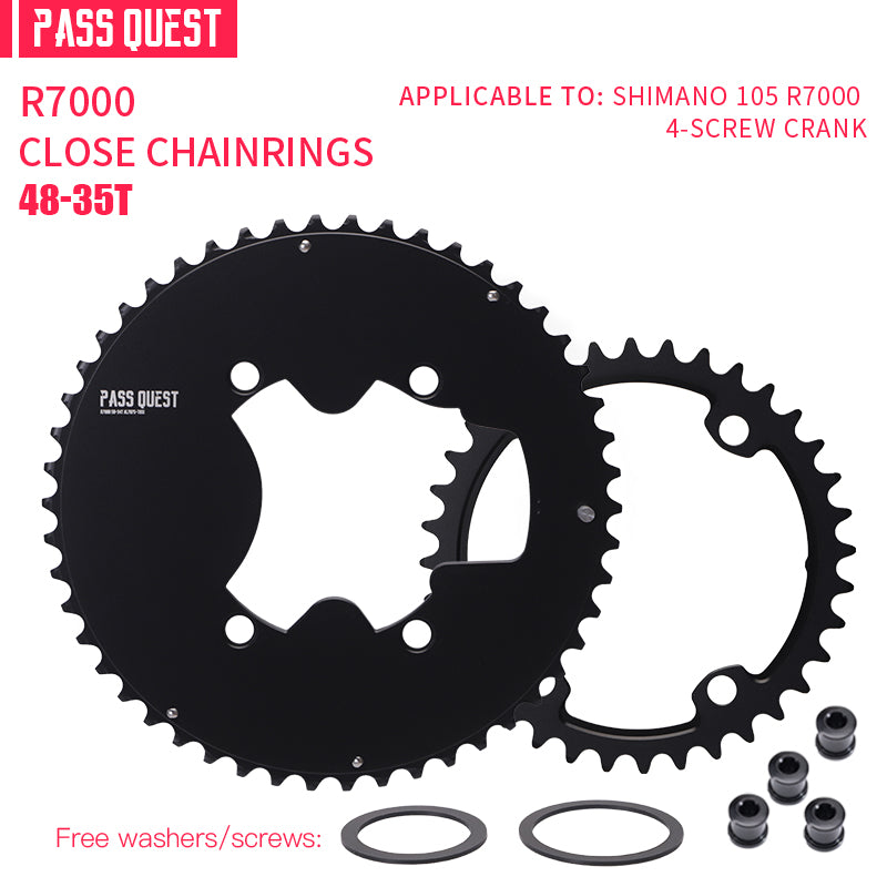 SHIMANO 110BCD R9100 R8000 R7000 2X Completely closed Round Road bike Gravel bike 11-12S