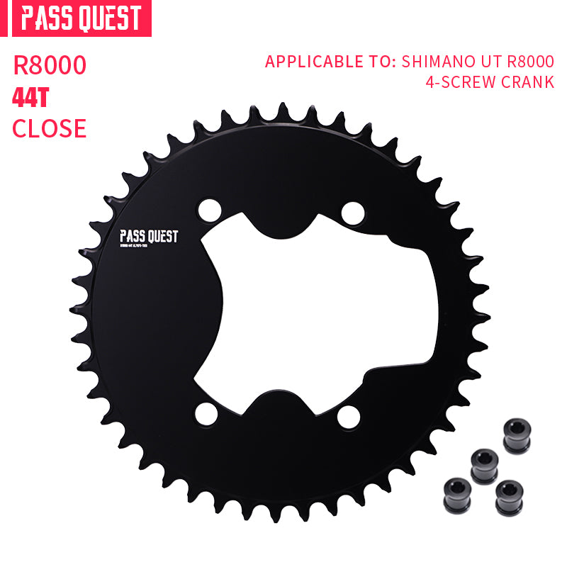 SHIMANO 110BCD R9100 R8000 R7000 (4-bolt AERO) Completely closed Round Narrow Wide Chainring
