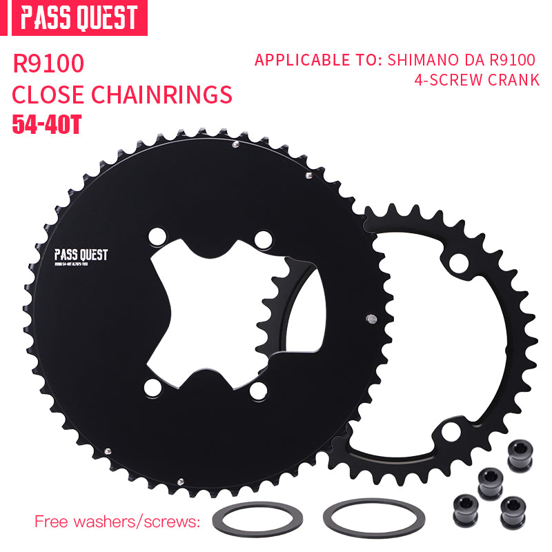 SHIMANO 110BCD R9100 R8000 R7000 2X Completely closed Round Road bike Gravel bike 11-12S