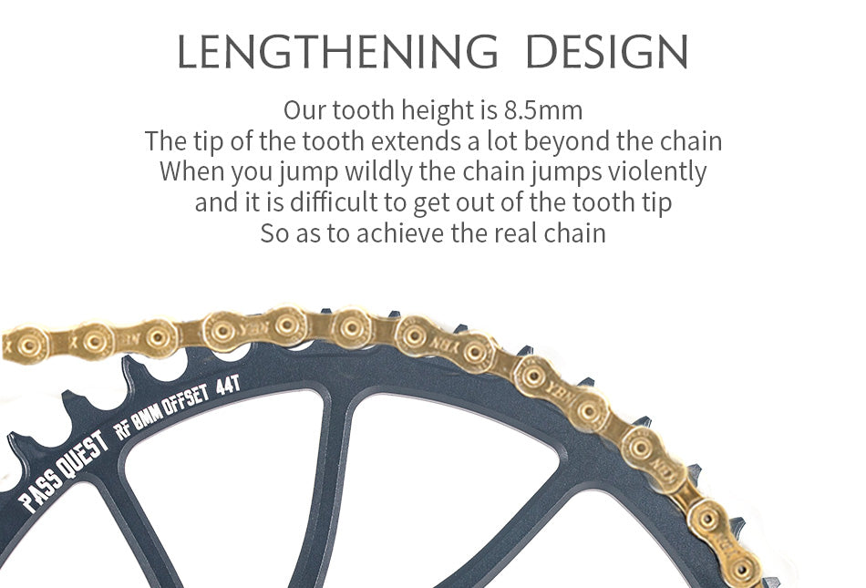 RACE FACE (0mm offset ) Oval Narrow Wide Chainring