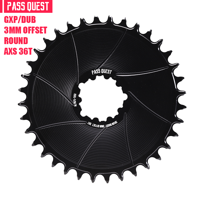 SRAM GXP/DUB ( 3mm offset) GRAVEL/ROAD Narrow Wide Chainring 36-56T /AXS