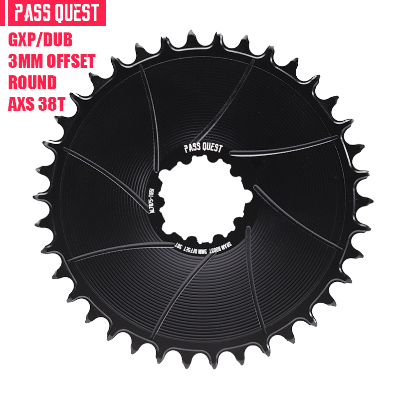 SRAM GXP/DUB ( 3mm offset) GRAVEL/ROAD Narrow Wide Chainring 36-56T /AXS