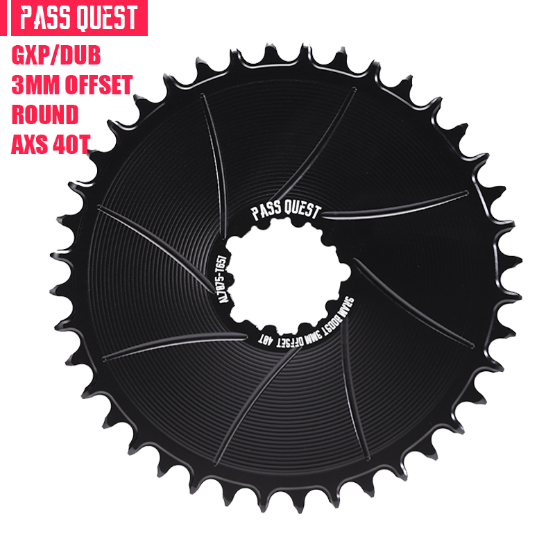 SRAM GXP/DUB ( 3mm offset) GRAVEL/ROAD Narrow Wide Chainring 36-56T /AXS