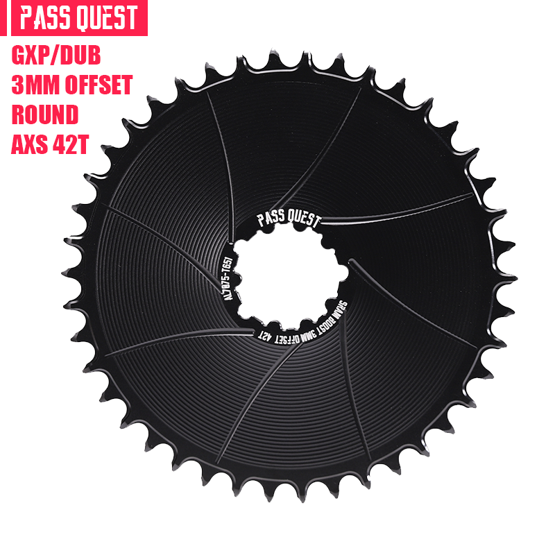 SRAM GXP/DUB ( 3mm offset) GRAVEL/ROAD Narrow Wide Chainring 36-56T /AXS