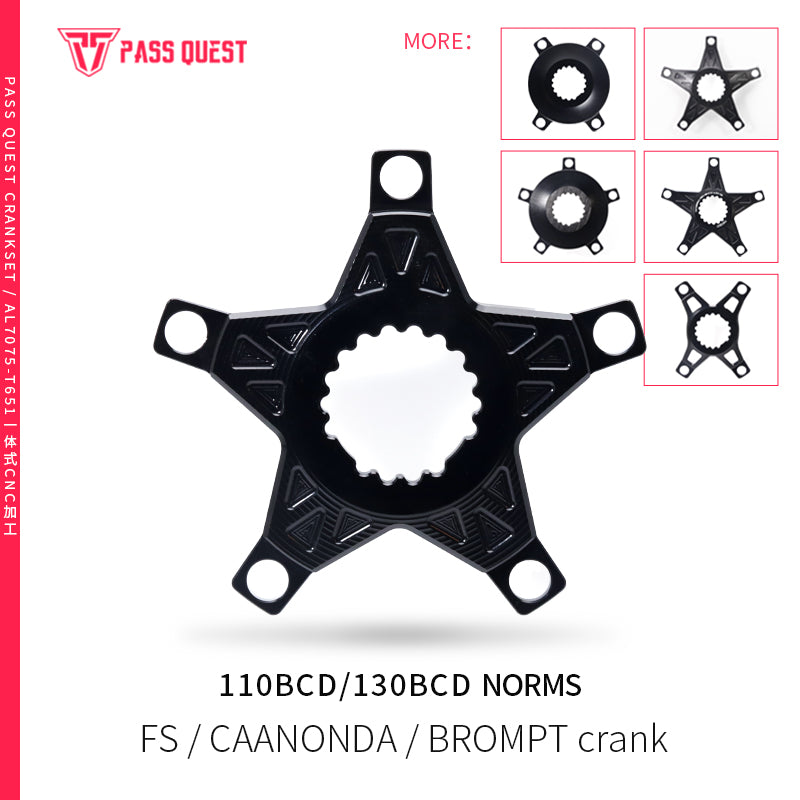 PASS QUEST Adapter Converter for FSA/Canondale/Brompton T-Tline to110/130BCD