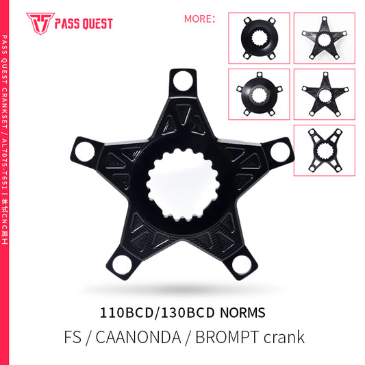 PASS QUEST Adapter Converter for FSA/Canondale/Brompton T-Tline to110/130BCD