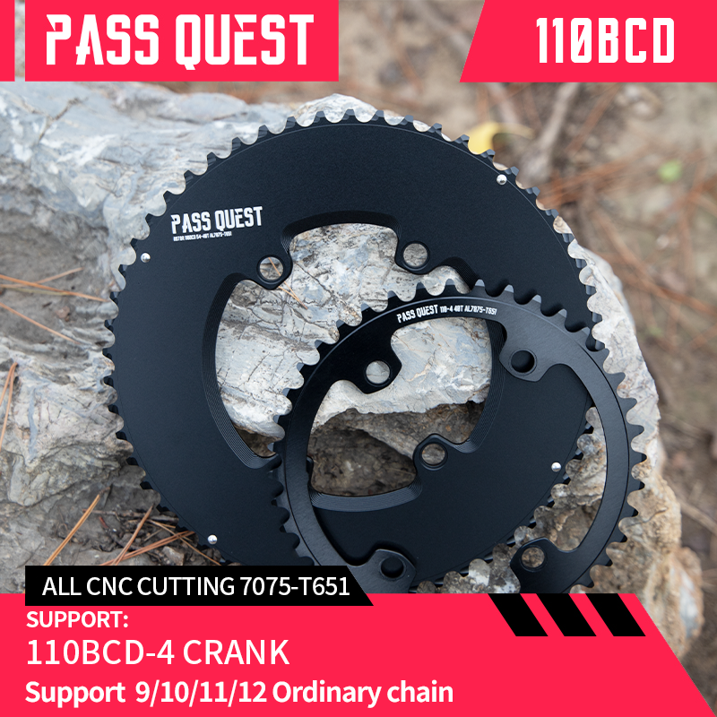 ROTOR 110BCD 2X Sprocket AERO crankshaft set Road bike Gravel bike
