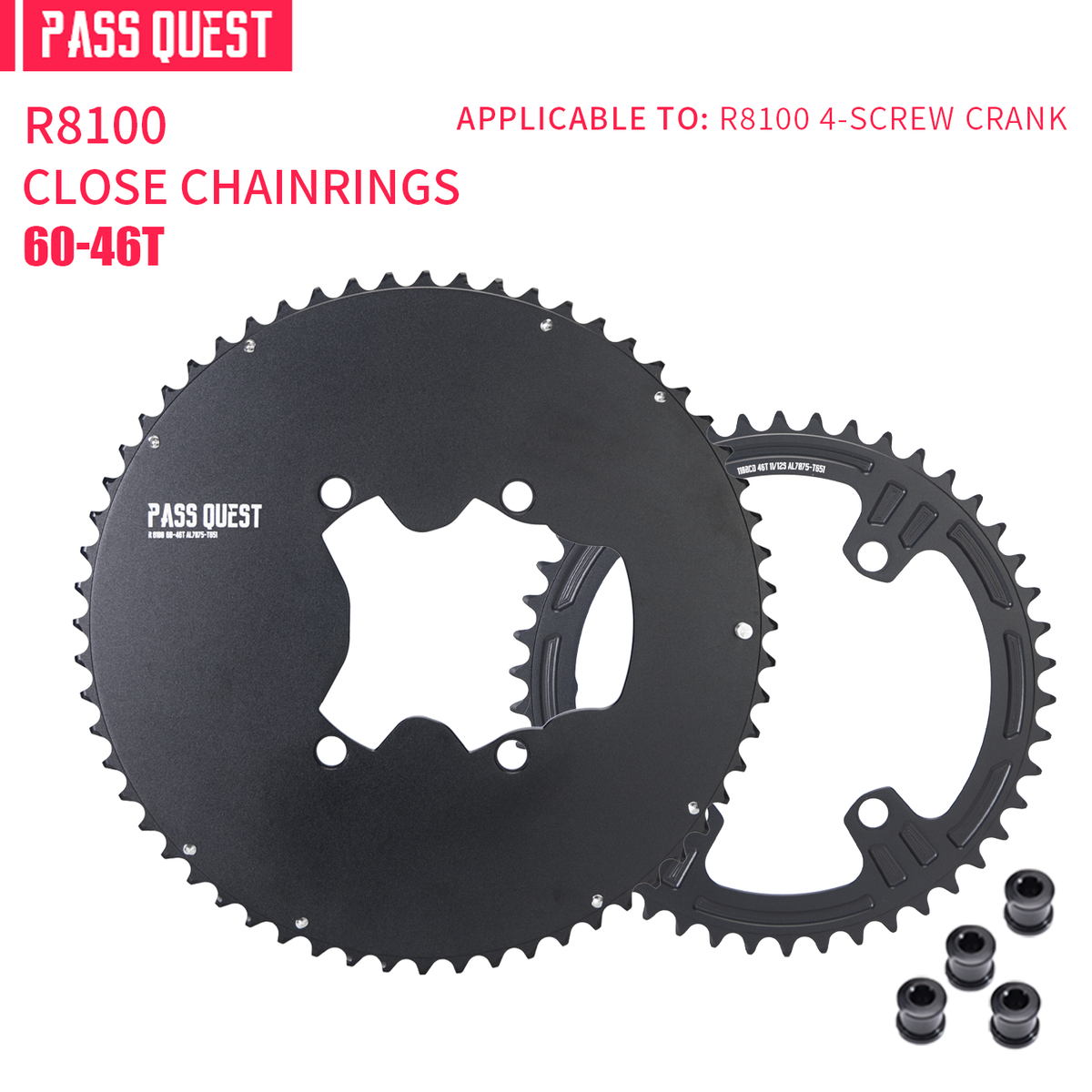 SHIMANO 110BCD R9200 R8100 2X Completely closed Round Road bike Gravel bike 11-12S