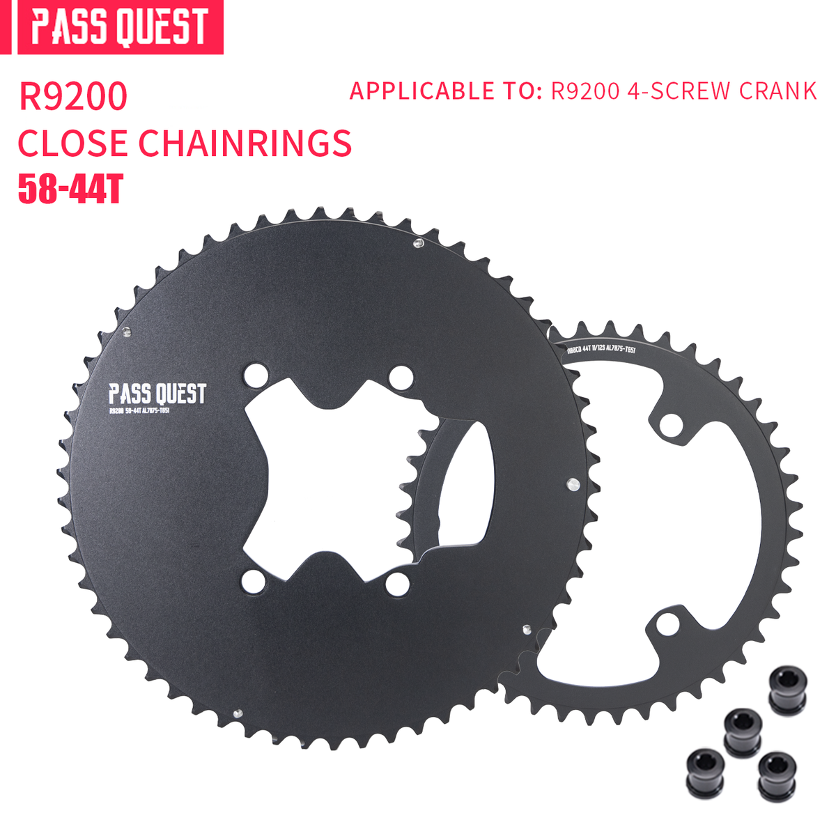 SHIMANO 110BCD R9200 R8100 2X Completely closed Round Road bike Gravel bike 11-12S