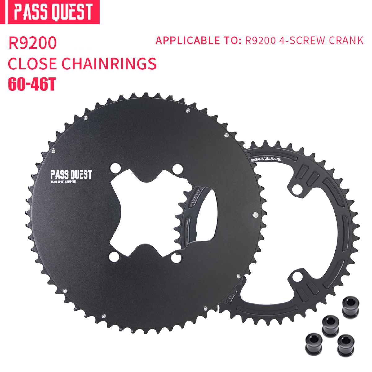 SHIMANO 110BCD R9200 R8100 2X Completely closed Round Road bike Gravel bike 11-12S