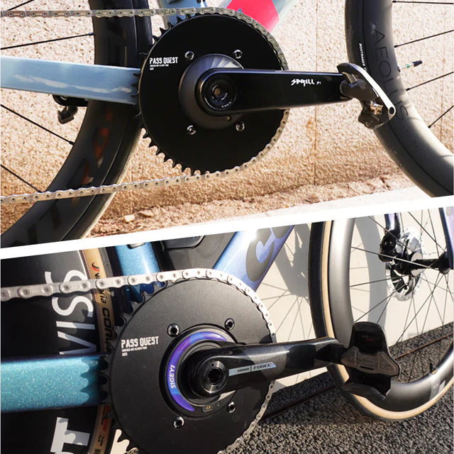 SHIMANO X110 BCD (4-bolt AERO) AXS Round Narrow Wide Chainring